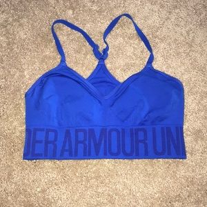 Blue Under Armour Sports Bra